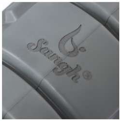 Ролик массажный Sangh, 33×14 см, цвет серый