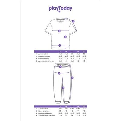 Пижама PLAYTODAY, 1073677