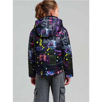 Куртка текстильная с полиуретановым покрытием для девочек