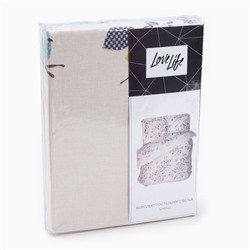 Постельное бельё 1.5-спальное LoveLife Spring, бязь