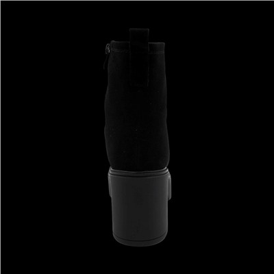 Ботинки из натуральной кожи на меху РМ-094-2 черные