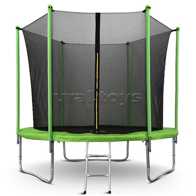 Батут ROCKET, d=244, внутренняя сетка высотой 153 см., общая высота 220 см.