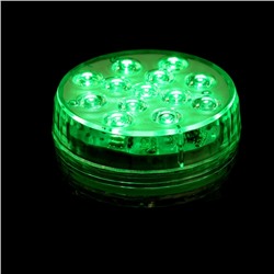 Светильник подводный, 13 LED, 4 Вт, IP68, RGB, от батареек 3хААА (не в комплекте)