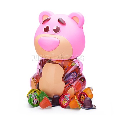 Десерт желейный "Канди клаб" ассорти (с изображением медведя) 13гр (100шт)