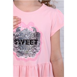 Платье Волшебная кошка короткий рукав