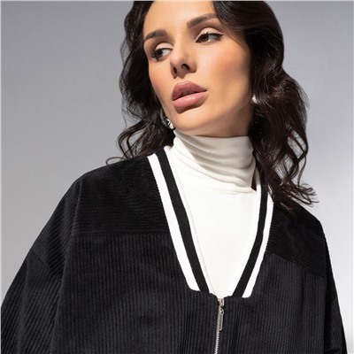 Бомбер из вельвета на подкладе, Модная стратегия