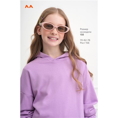 Костюм для девочки оверсайз из футера трехнитки Happyfox