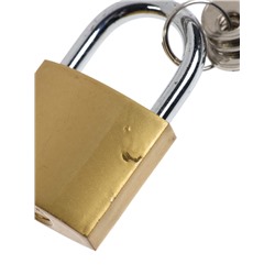 УЦЕНКА Замок навесной тип 14, 36х60 мм, 3 ключа