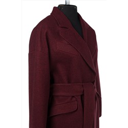01-09850 Пальто женское демисезонное (пояс)