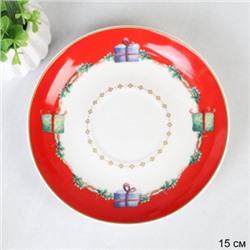 Блюдце / 17-113# / Новогоднее / ШТУЧНО