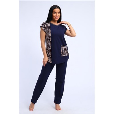 Костюм женский 345 (Темно-синий)