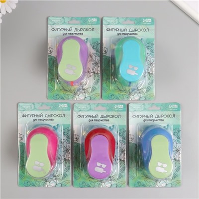 Дырокол фигурный рисунок 3.8×3.8 см «Курорт», 7×5.2×9.2 см, МИКС