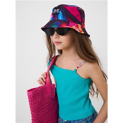 Панама текстильная для девочек