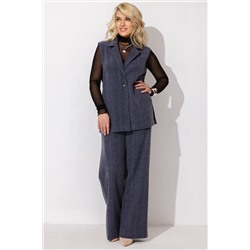 Жилет женский  4371/02/Сиреневый меланж