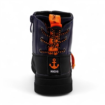 Ботинки демисезонные 5921-5В черно синие