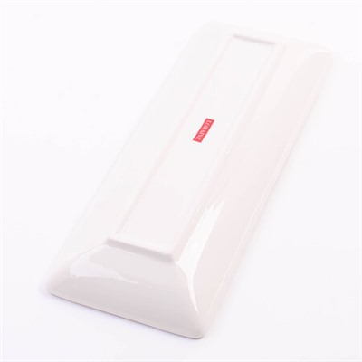 60267 Блюдо сервировочное прямоугольное Розовый сад доломит LR (х24)