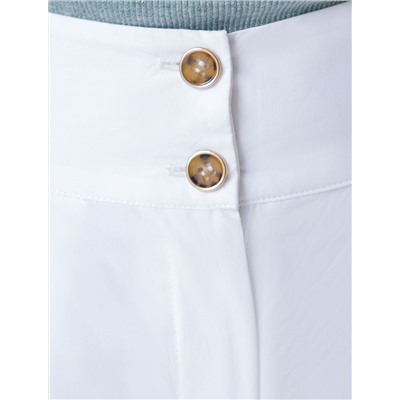 Кюлоты А-силуэта из легкого хлопкового поплина