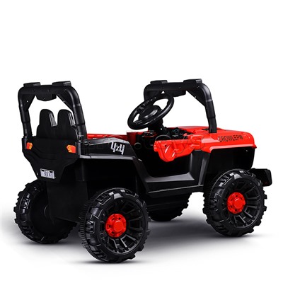 Электромобиль детский "Джип" (цвет красный)