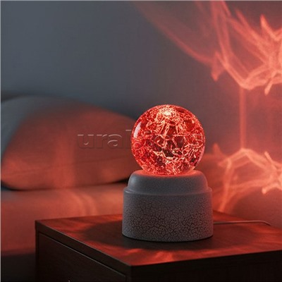 Ночник "Хрустальный шар" (в ассортименте) в коробке