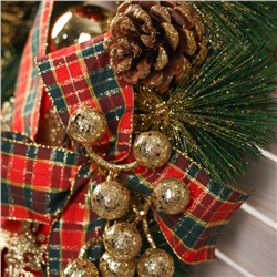 Венок новогодний d=30 см «Зимнее волшебство. Яркая сказка»