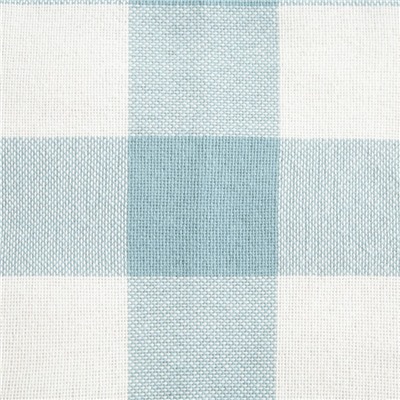 Плед Пикник 140×200 см, белый/мятный, хлопок 20%, пан 40%, полиэстер 40%