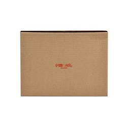 Коробка новогодняя складная «Новогодние шары», бурый, 27×21×9 см