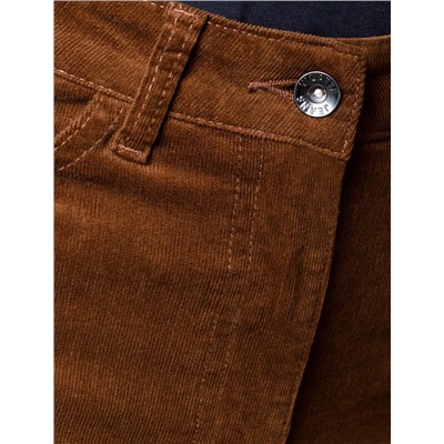 Брюки из эластичного микро-вельвета