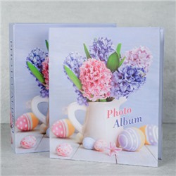 Фотоальбом 80 фото 10x15 Цветы / 9526 /уп 48/ (Сиреневый)