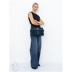 Сумка женская кожаная 9675MSS d.blue Velina Fabbiano-Safenta