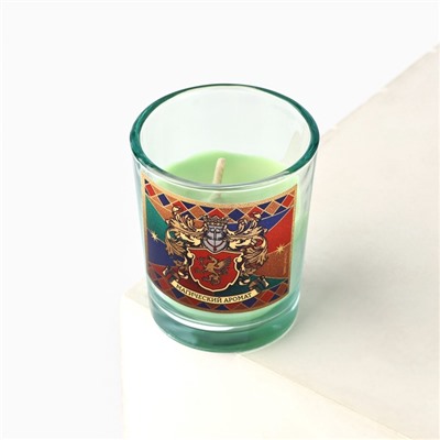 Ароматическая свеча в стакане «Магический аромат», сосна, в голографической коробке, 5×6 см