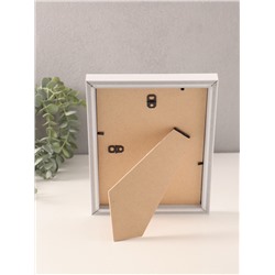 Фоторамка для фото 15×21 см «МИРАМ», пластик, белый, (пластиковый экран)