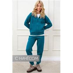 Женский костюм из футера с начесом Happyfox