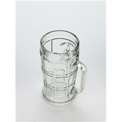 Кружка пивная стеклянная «Холодное пиво, горячее сердце», 500 мл, 18+