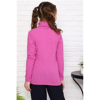 Водолазка Ребекка длинный рукав детская (Ярко-розовый)
