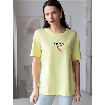 VILATTE Футболка D49.145