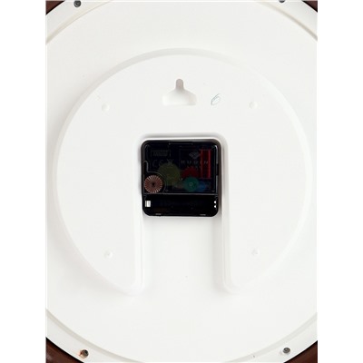 УЦЕНКА Часы настенные интерьерные «Рубин», бесшумные, d=35 см, коричневые