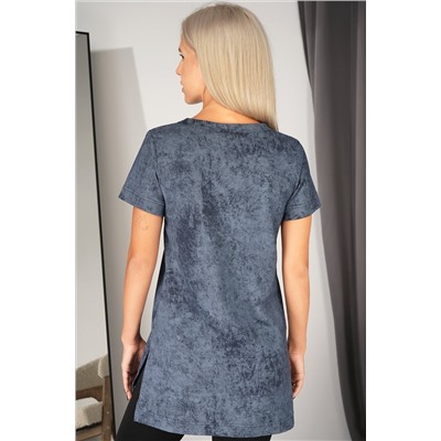 Женская удлиненная футболка с разрезами Happyfox