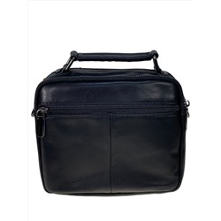 Сумка мужская из натуральной кожи, цвет черный