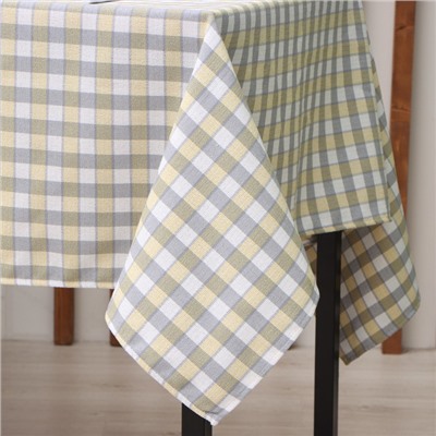Скатерть «Этель», жёлтая, 140×180 см, 100% п/э