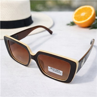 Солнцезащитные женские очки квадратные крупные поляризационные, арт.007.389