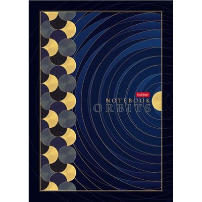 Бизнес-блокнот А4  80л клетка "Притяжение" 5-цв. блок (066172) 23794 Хатбер