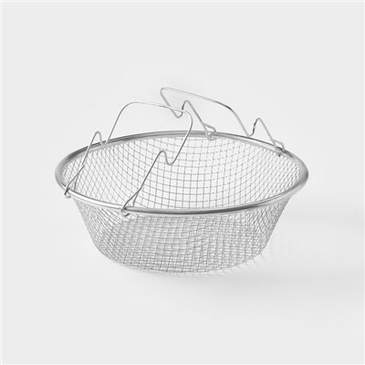 Фритюрница Доляна, d=22 см, цвет серебристый