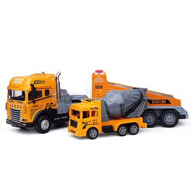 Машина "Перевозчик спецтехники" ( свет,звук) в коробке