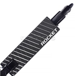 Самокат 2-х колесный ROCKET,колеса PU/ 125 мм,ABEC 7, черный