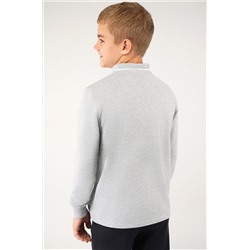 Рубашка-поло с длинным рукавом для мальчика Happyfox