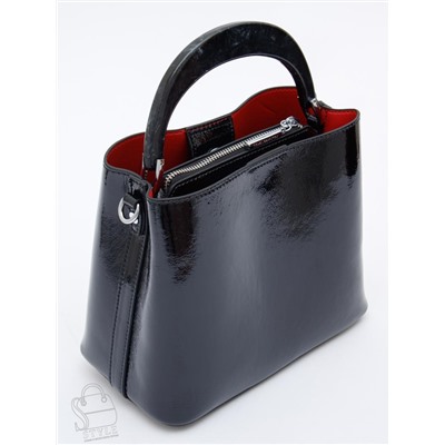 Сумка женская кожаная 2306-2Y black Polina&Eiterou