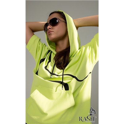 Худи "Вираж" лайм