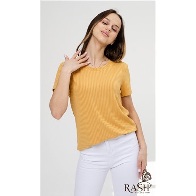Футболка "Лапша" шафран