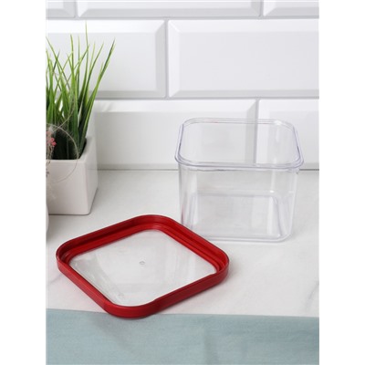 Банка для сыпучих продуктов 0,6 л Cubbo / 26602 /уп 24/