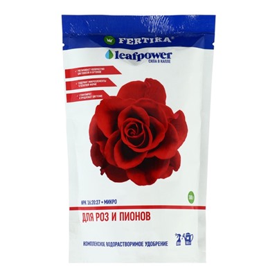 Leaf Power ДЛЯ РОЗ И ПИОНОВ Дой-Пак 0,5 кг